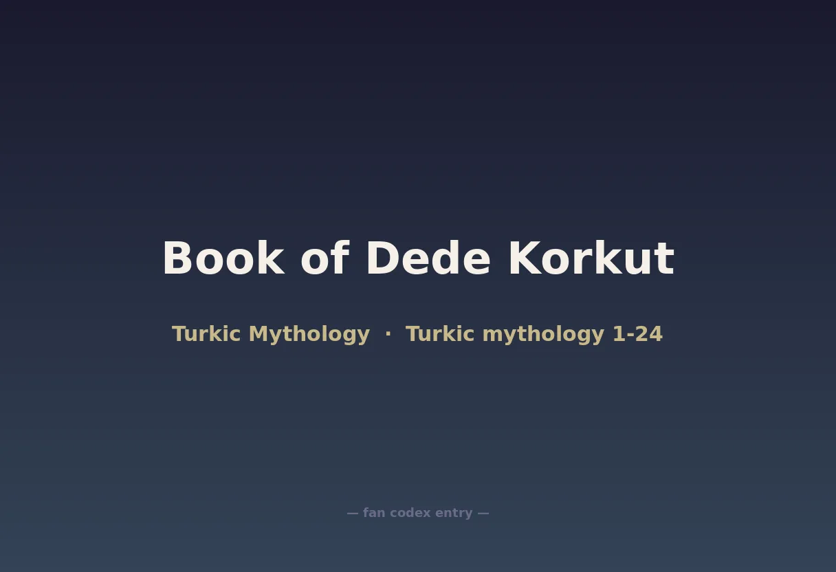 Book of Dede Korkut